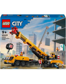 LA GRUE DE CHANTIER MOBILE JAUNE
