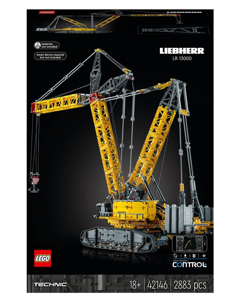 LA GRUE SUR CHENILLES LIEBHERR LR 13000