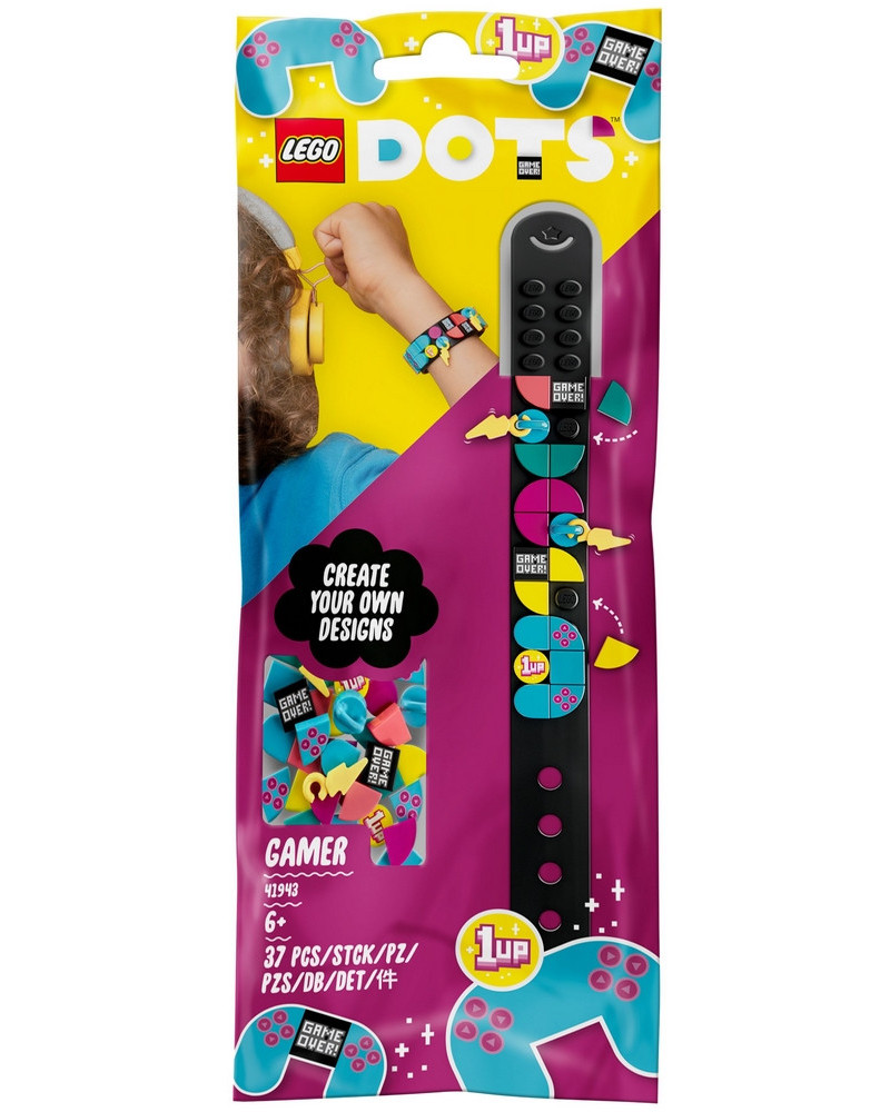 BRACELET GAMER AVEC PORTE-BONHEUR