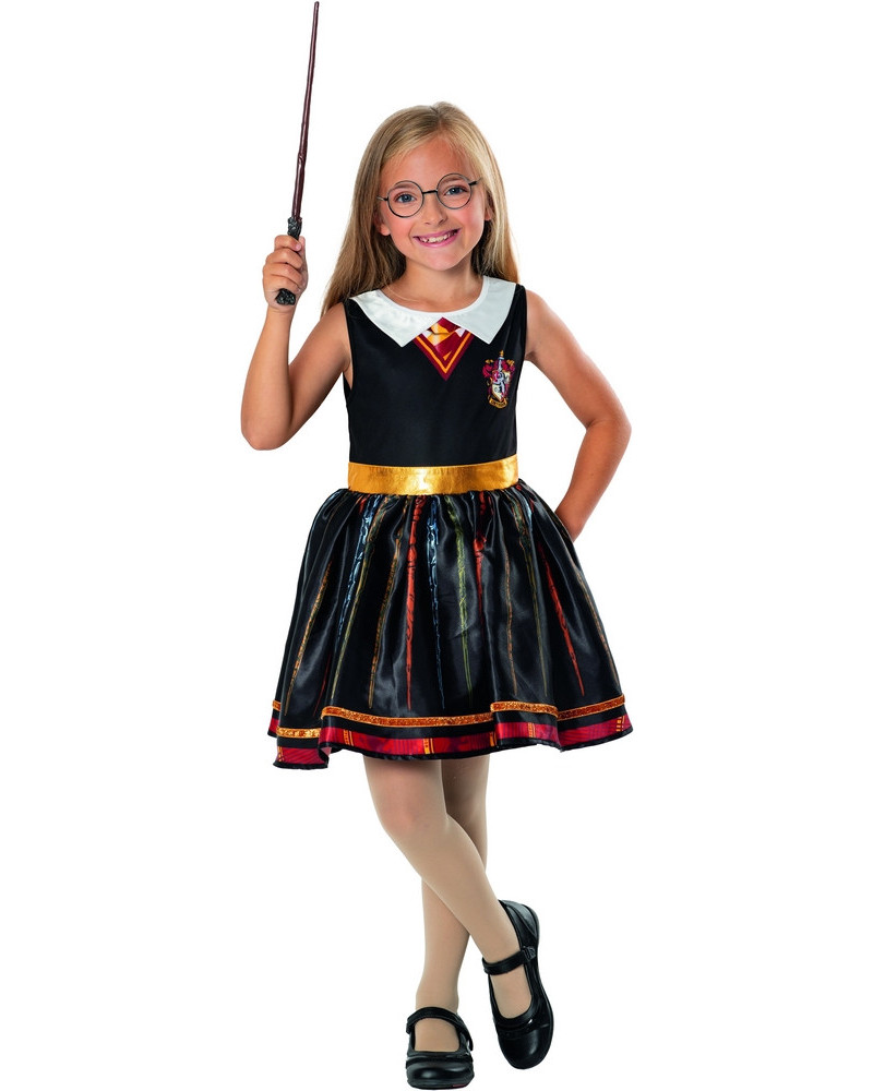 ROBE LUXE GRYFFONDOR+BAGUETTE+LUNETTE