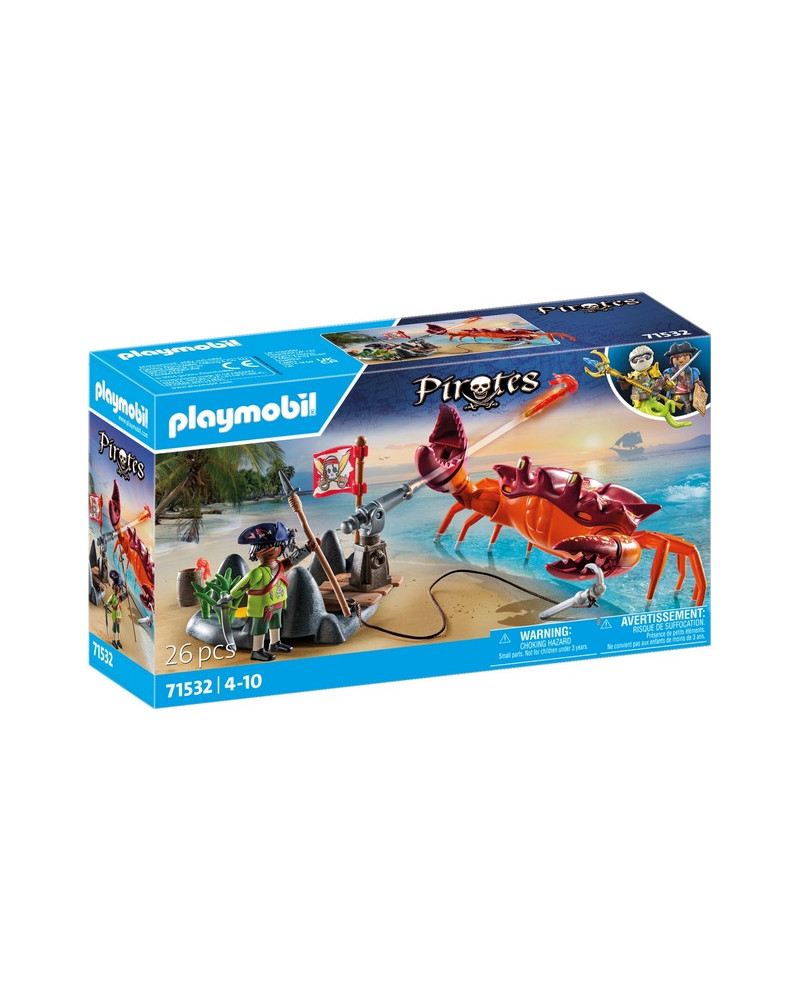 PIRATE ET CRABE GEANT