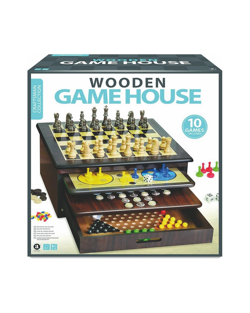 LA MAISON DU JEUX + 10 JEUX CLASSIQUES