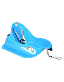 TRAINEAU LUGE BEBE SANGLE TIRE LUGE BLEU