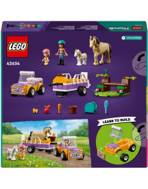 LA REMORQUE DU CHEVAL ET DU PONEY