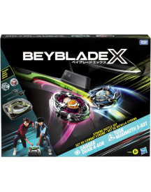 BEYBLADE X SET DE COMBAT ARENE + TOUPIES