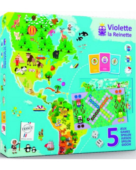 VIOLETTE LA REINETTE 5 JEUX...