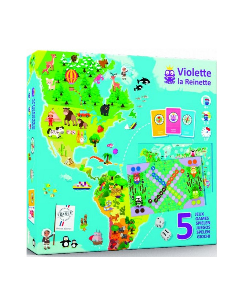 VIOLETTE LA REINETTE 5 JEUX POUR DECOUVR