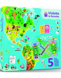 VIOLETTE LA REINETTE 5 JEUX POUR DECOUVR
