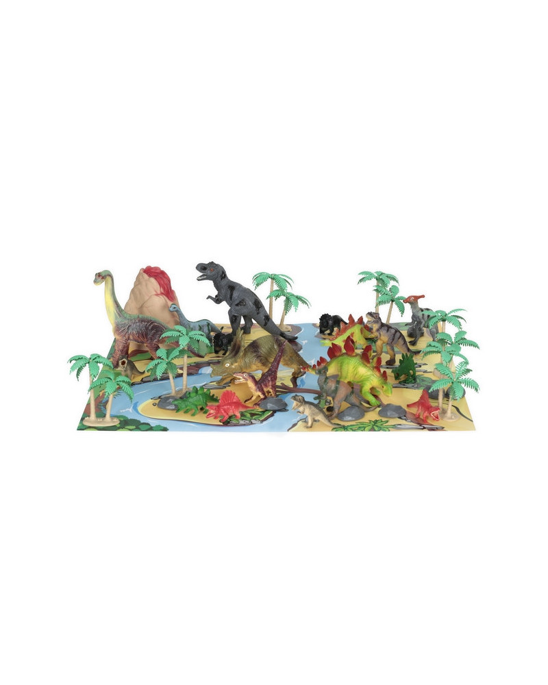 GRANDE BOITE DINOS AVEC TAPIS + DINOS