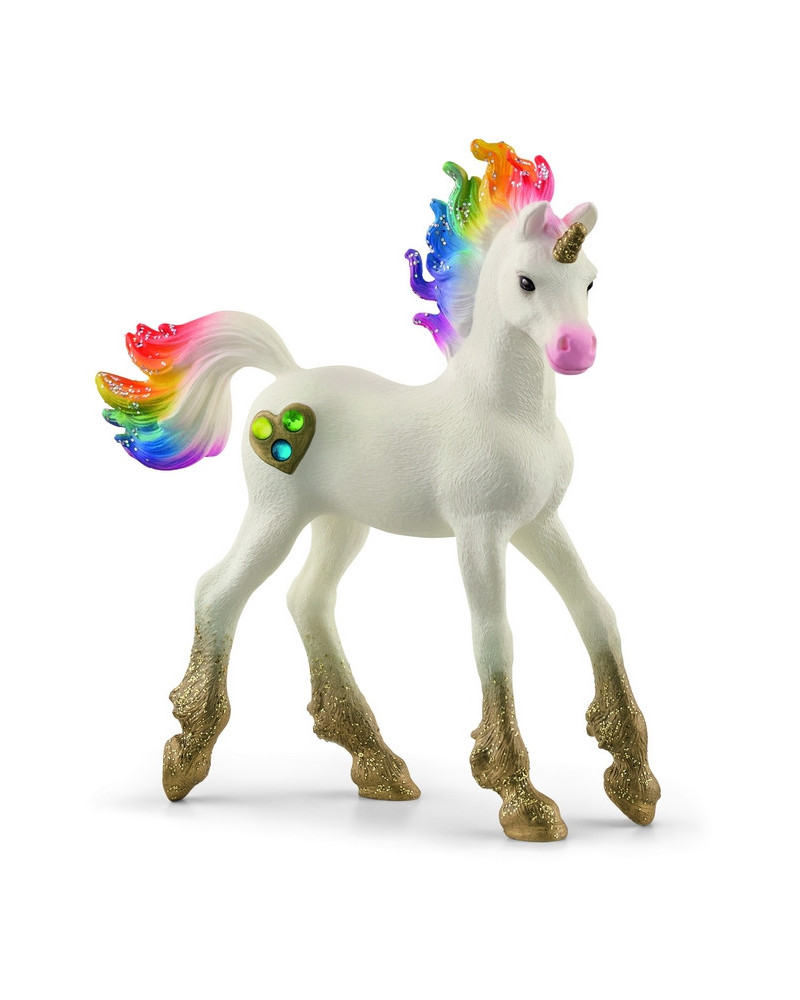 LICORNE ARC-EN-CIEL POULAIN