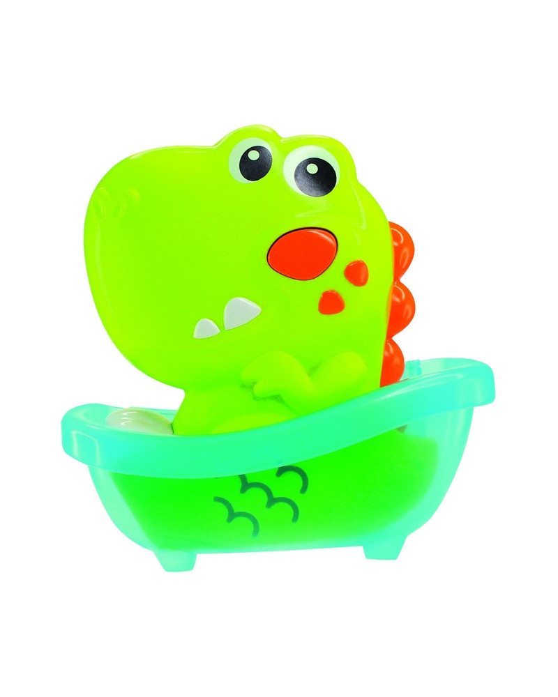 DINO FAIT DES BULLES DANS LE BAIN