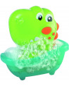 DINO FAIT DES BULLES DANS LE BAIN
