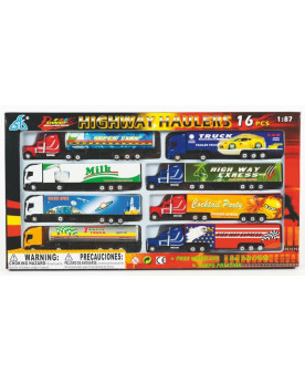 8 SEMI REMORQUES 1/87