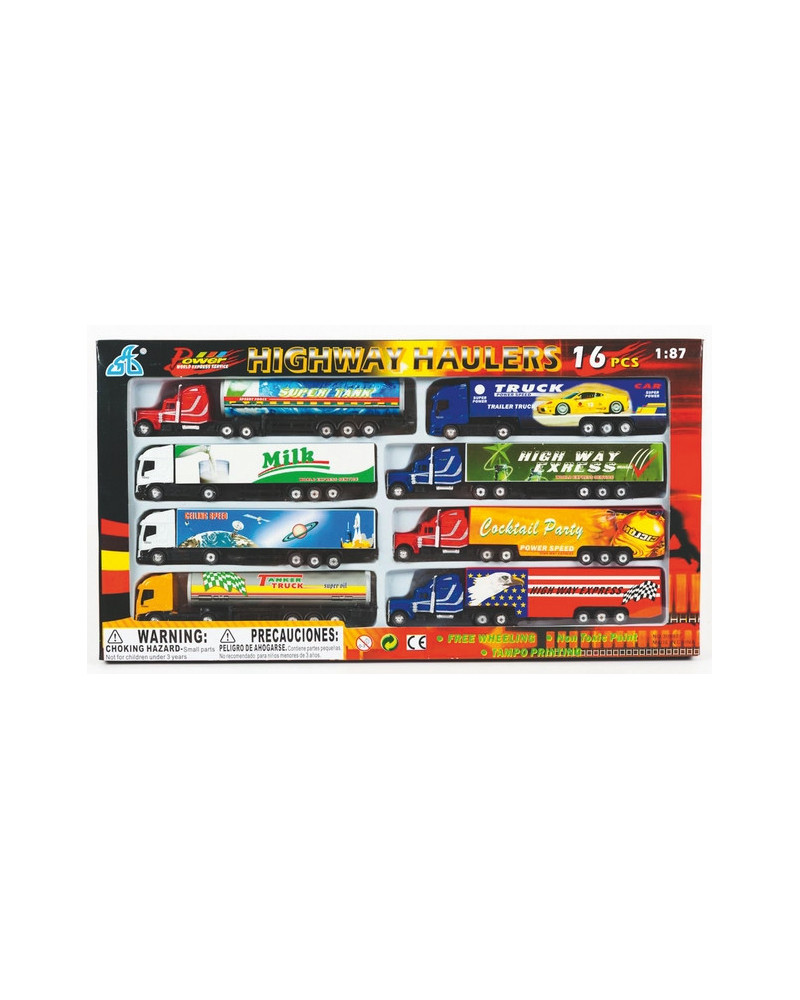 8 SEMI REMORQUES 1/87