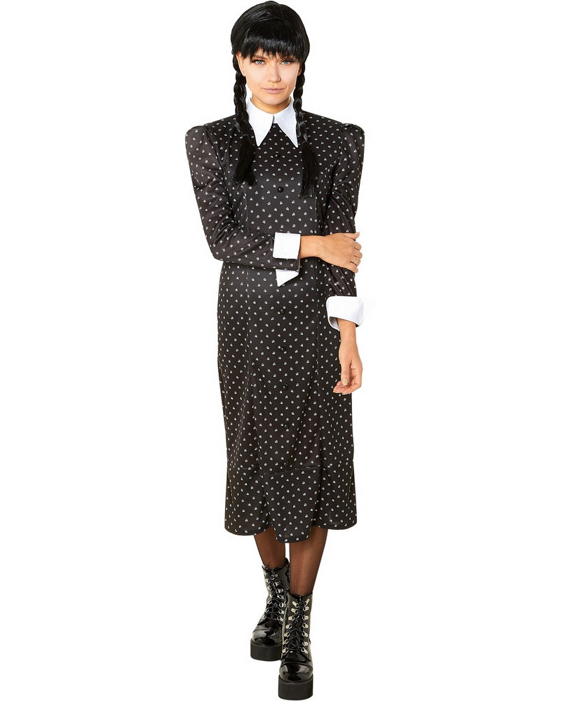 ROBE ADULTE MERCREDI ADDAMS M