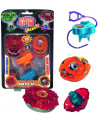 BLISTER 2 TOUPIES + LANCEUR DRACCO SPIN