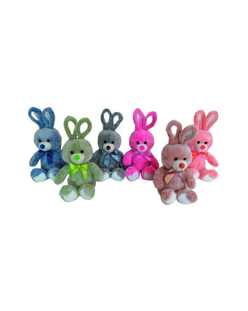 LAPIN COLORE 38CM PLUMETIS ASS.