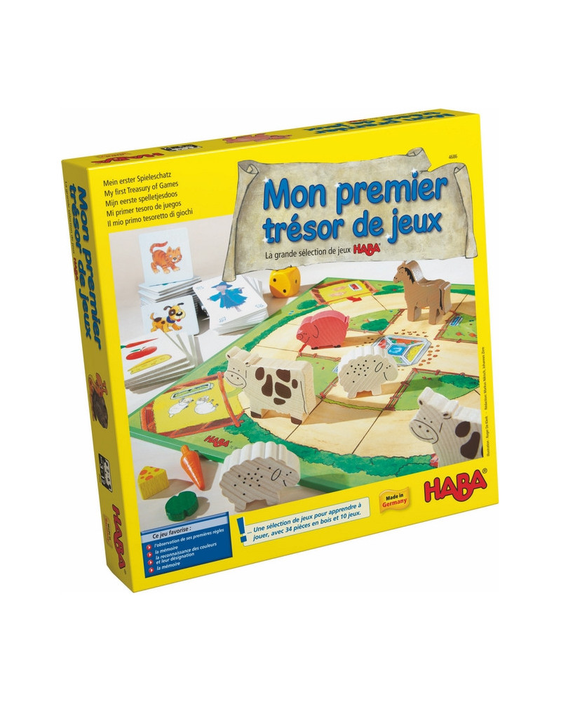 MON 1ER TRESOR DE JEUX - 10 JEUX