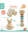 LE COFFRET 3 JOUETS DE MON BEBE