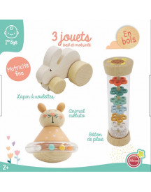 LE COFFRET 3 JOUETS DE MON BEBE