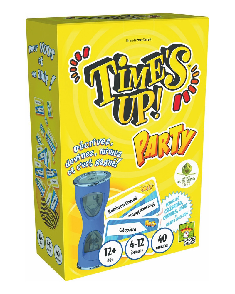 REPOS TIME'S UP PARTY 1 JAUNE
