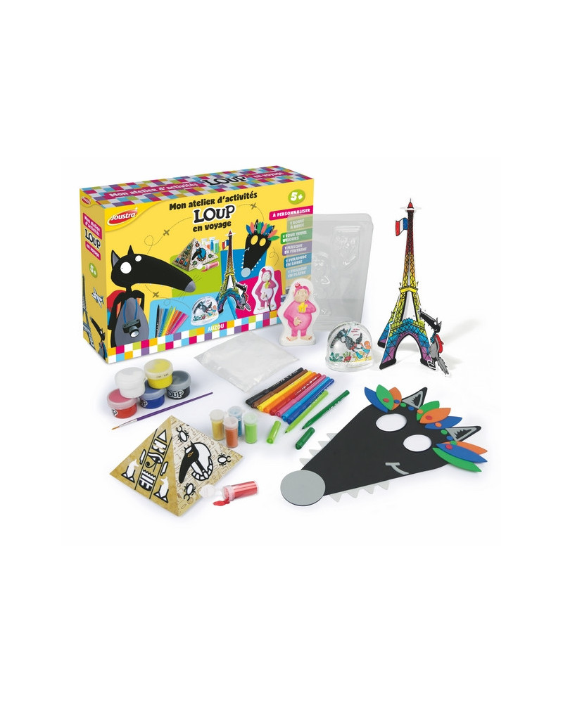 LOUP EN VOYAGE COFFRET MULTI ACTIVITES