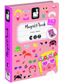 MAGNETI'BOOK CRAZY FACES FILLES