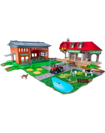 FERME 2 BATIMENTS + VEH. + ANIMAUX