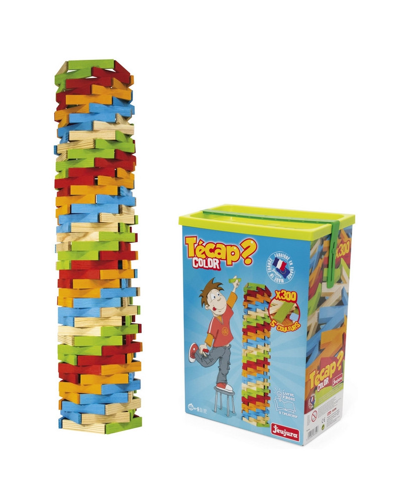 BARIL LATTES DE BOIS 11CM 300PCE COLOREE