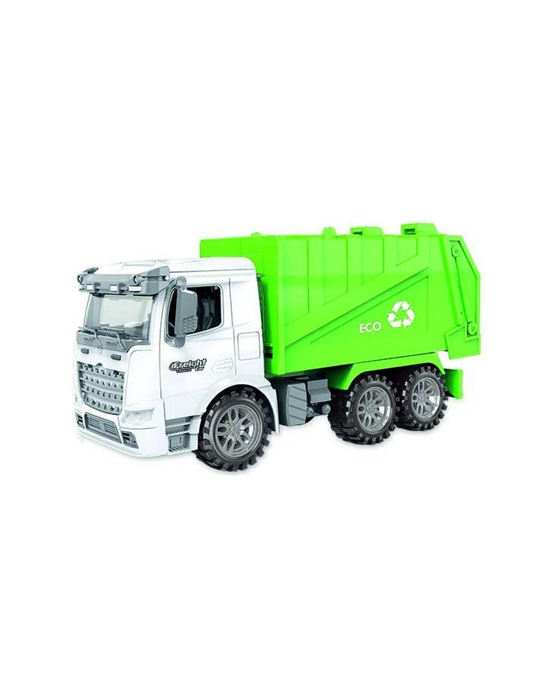 CAMION POUBELLE 1/14 27CM A FRICTION