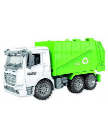 CAMION POUBELLE 1/14 27CM A FRICTION