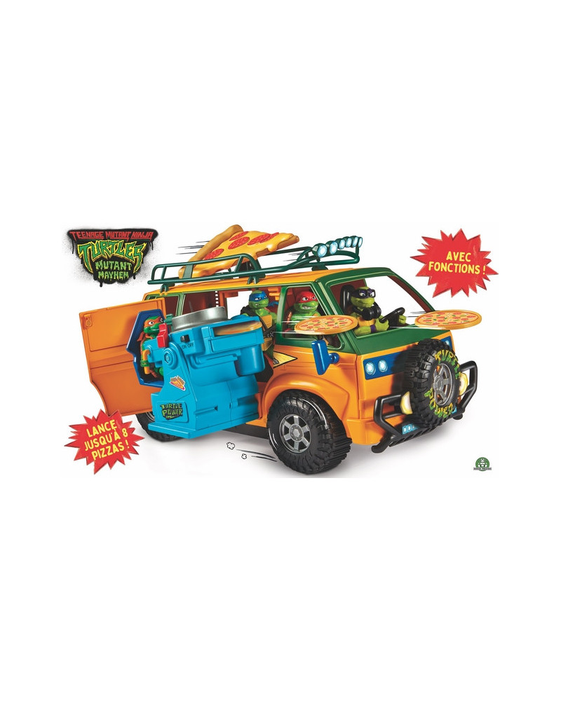 TORTUES NINJA CAMION PIZZA