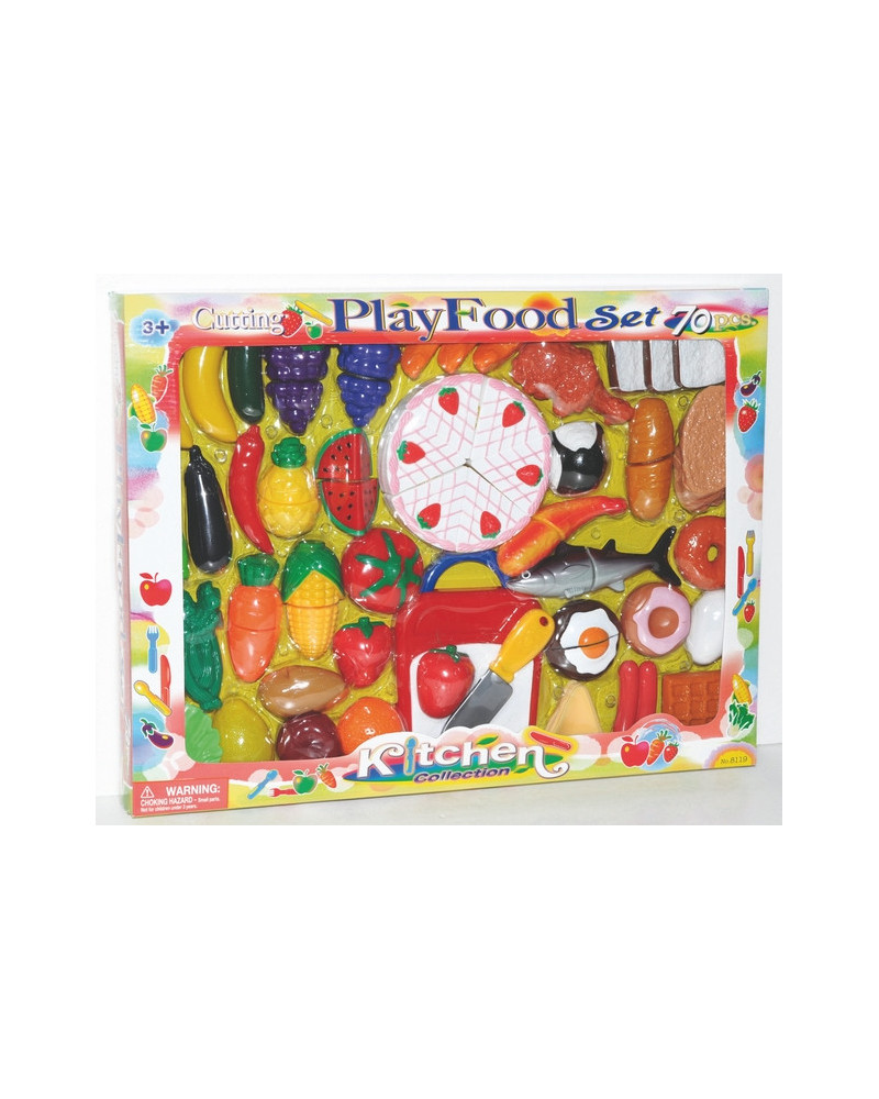 BTE 70 PCES ALIMENTS A DECOUPER