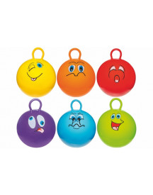 BALLON SAUTEUR 45CM 320GR TETES RIGOLOTE