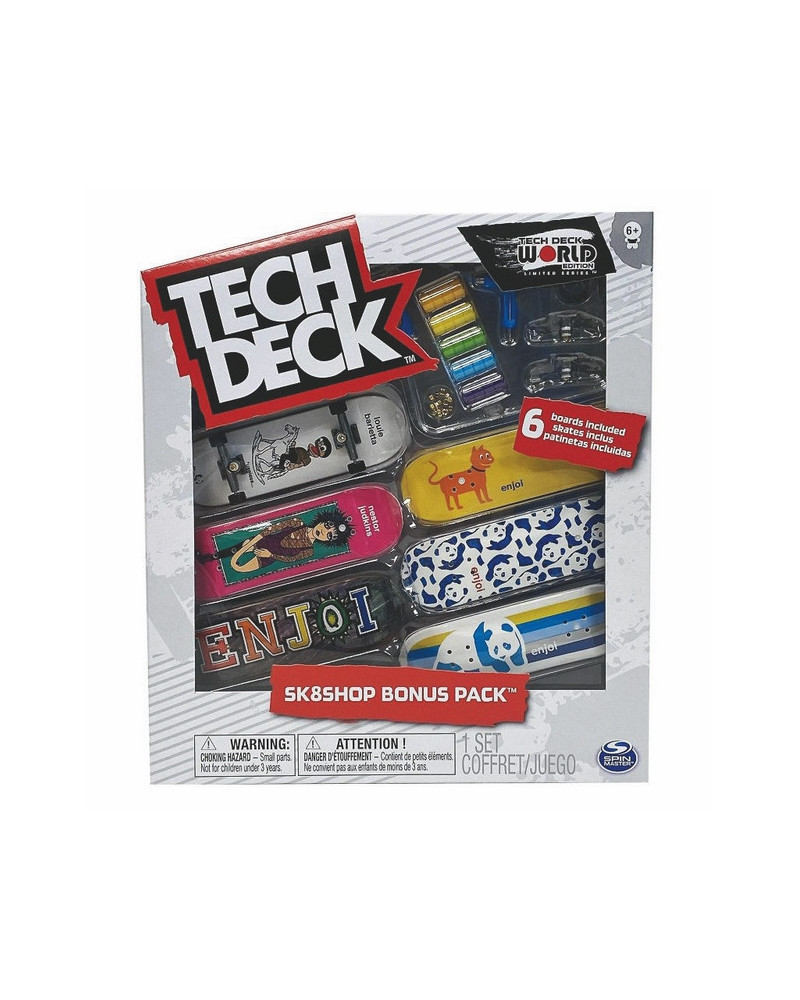 TECH DECK PACK 6 SKATES