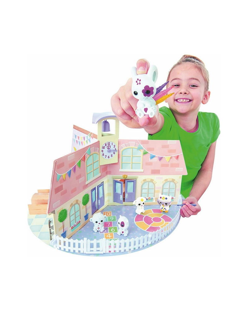 FUZZIKINS ECOLE + 5 ANIMAUX