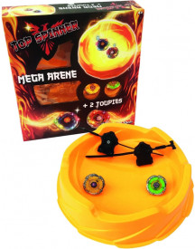 ARENE 30CM + 2 TOUPIES BATAILLEUSES LUM