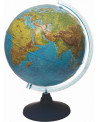 GLOBE 32CM LUM. JOUR/NUIT + RELIEF GEO/P