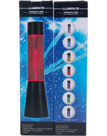 LAMPE TORNADO 32.5CM LEDS 4 COL.