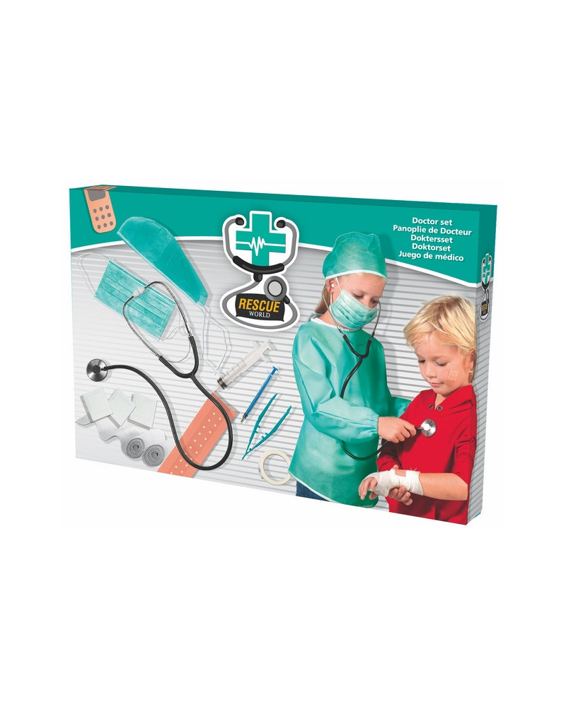 PANOPLIE DE DOCTEUR + STETHO + ACC.