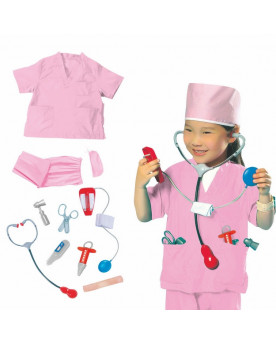 PANOPLIE D'INFIRMIERE ROSE...