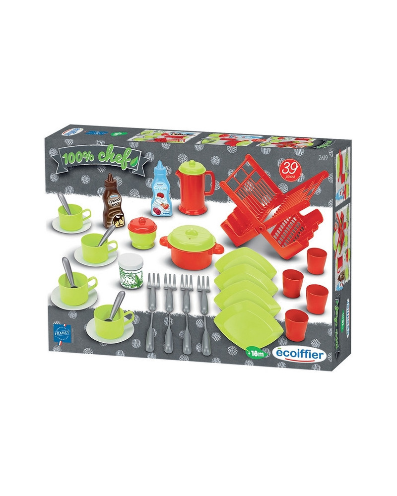100% CHEF EGOUTTOIR + DINETTE 39PCES