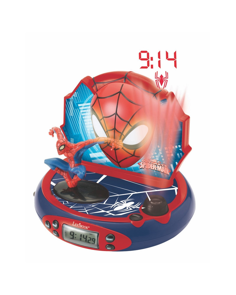 SPIDERMAN RADIO REVEIL PROJECTEUR