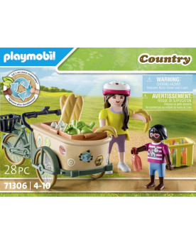 CYCLISTE AVEC VELO ET...