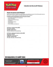 POKEMON CALENDRIER DES FETES 2024