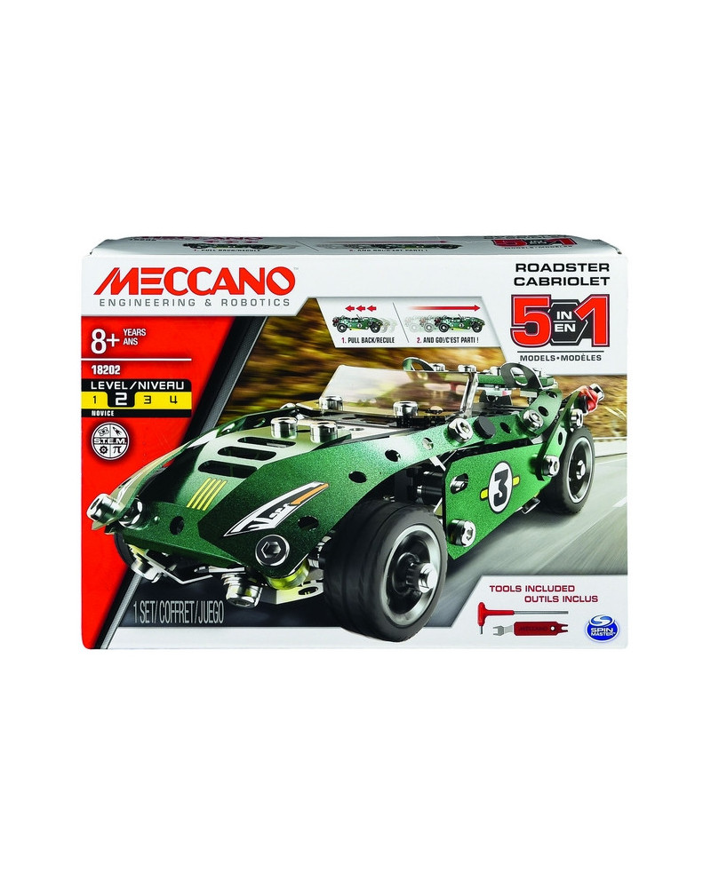 MECCANO 5 MODELES CABRIOLET
