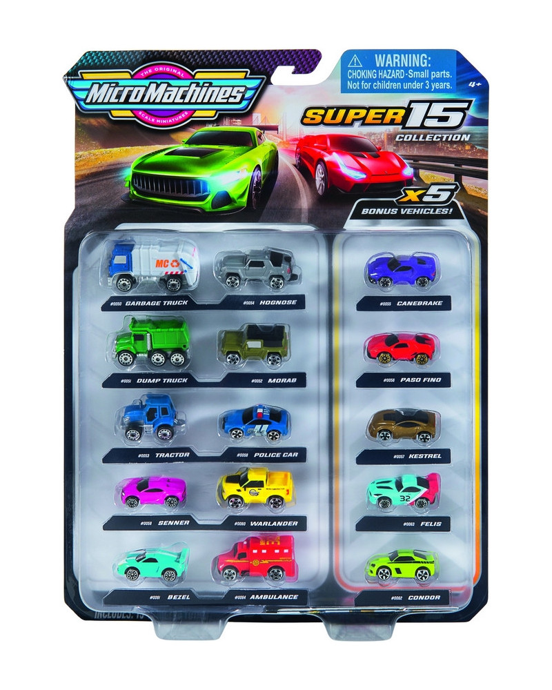MICRO MACHINES PACK DE 15