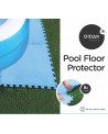 8 DALLES PISCINE 50x50x0,4CM BLEU