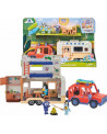 BLUEY JEEP + CARAVANE + PERS. + ACC.