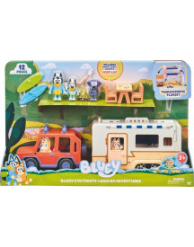 BLUEY JEEP + CARAVANE + PERS. + ACC.